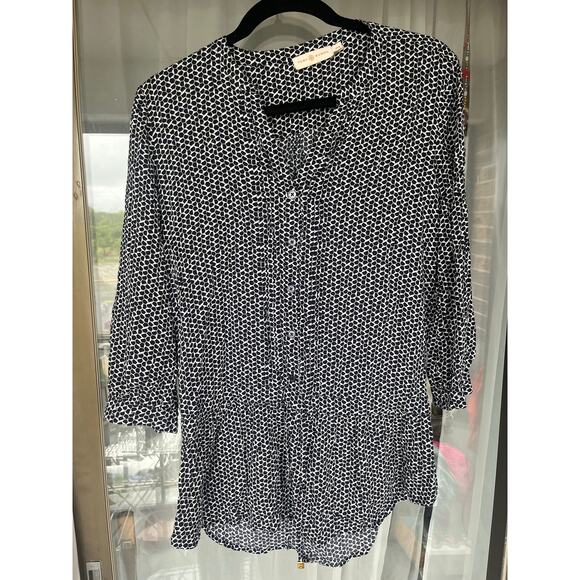 Tory Burch Button Up Tunic Size M - Picture 2 of 7